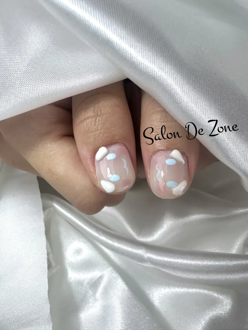 ネイル フレンチネイル ジェルネイル グラデーション ニュアンスネイル シンプルネイル Salon De Zoneのネイルデザイン
