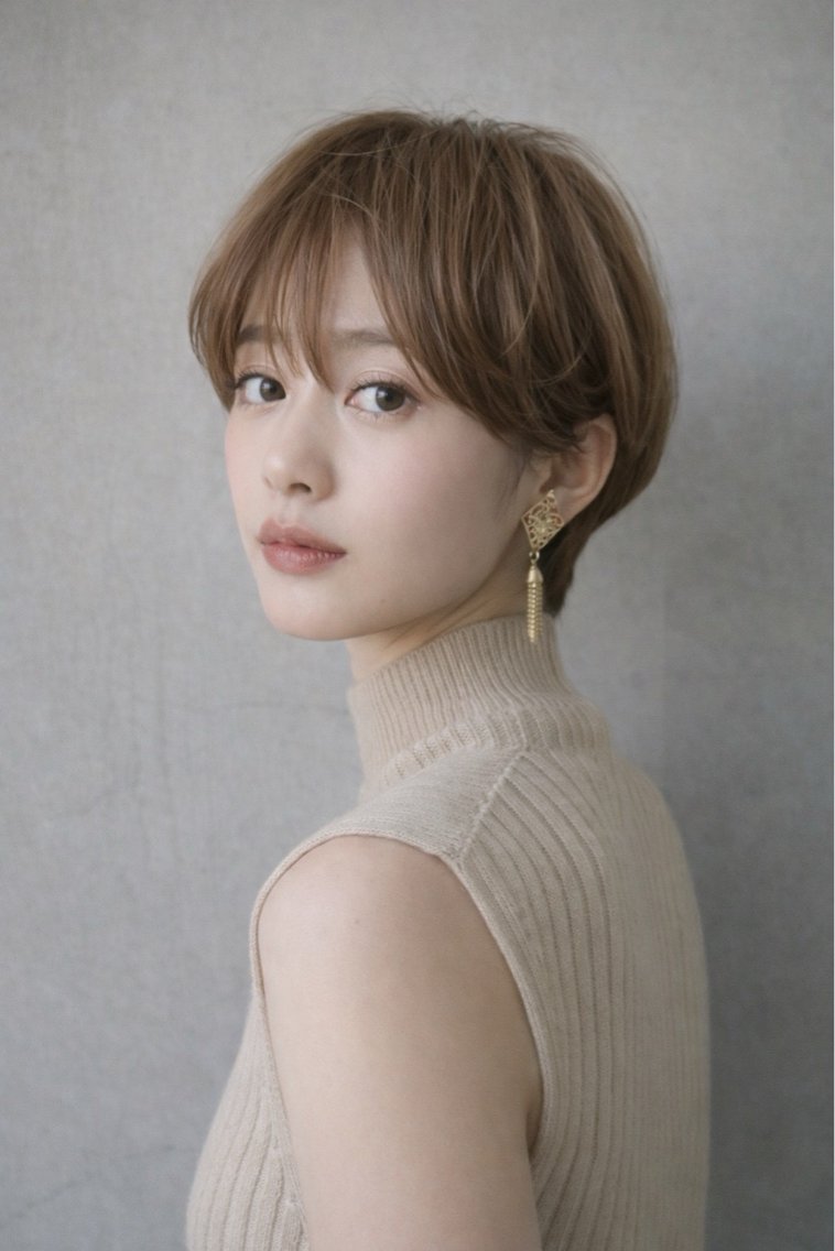 ショート 岡野 豪のヘアスタイル