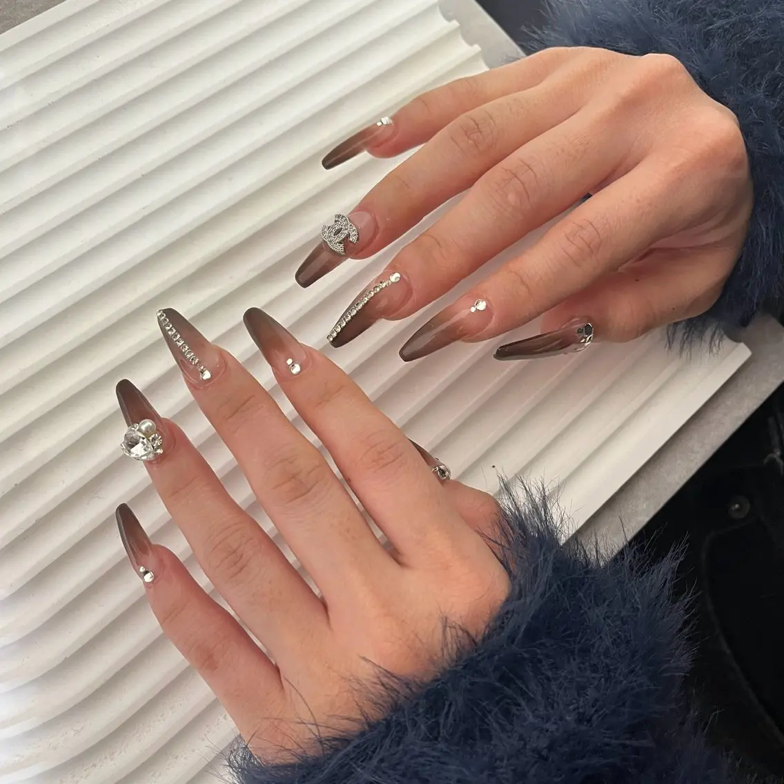 ネイル アートネイル 韓国ネイル マットネイル ミラーネイル ニュアンスネイル 💖D.d nail Sakae 💖のネイルデザイン