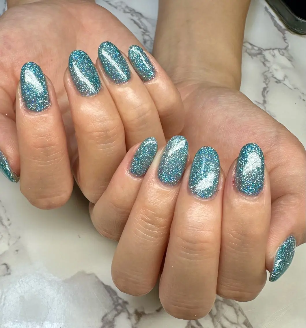 ネイル アニマル柄 フラッシュネイル フレンチネイル ハロウィン キラキラネイル Mai’s nailのネイルデザイン