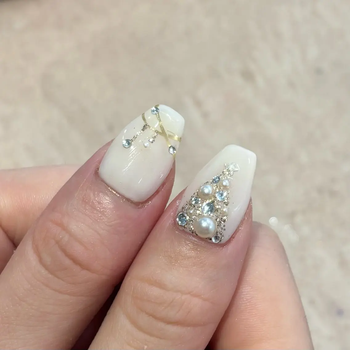 ネイル 冬ネイル クリスマス モデル様募集中♡ Kokomi🍮のネイルデザイン