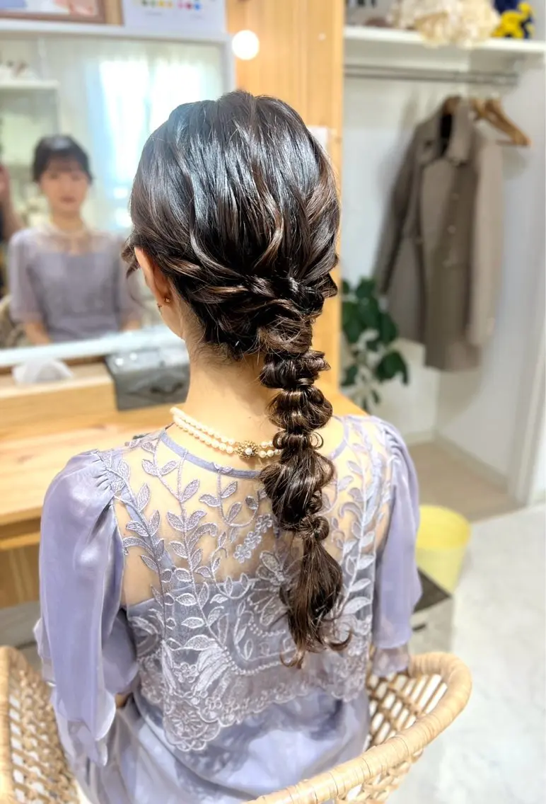 ロング ヘアセット/金山 佐野 妃都美のヘアスタイル
