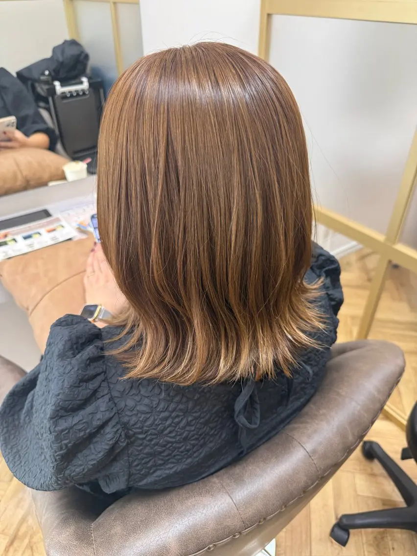 ミディアム カット ヘアカラー トリートメント 髙橋明衣 /tocca船橋北口のヘアスタイル