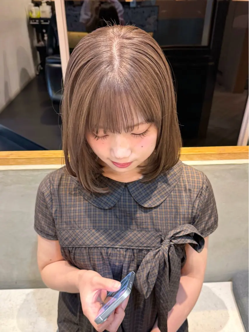 【4.5月限定🩰🉐menu+】🌷🫧透明感🫧ブリーチカラー+内部補修トリートメント+《ご新規様》marbbの写真
