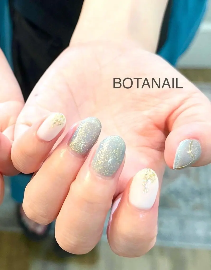 ネイル ジェルネイル ハンドネイル BOTANAIL KIKIのネイルデザイン