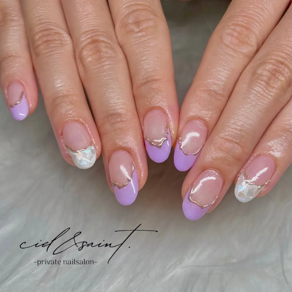 ネイル ハンドネイル nail salon ciel&saintのネイルデザイン