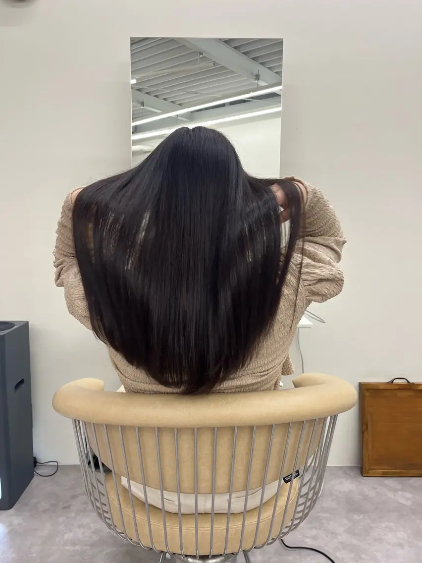ロング カラー トリートメント 透明感カラー🌼 沙奈のヘアスタイル
