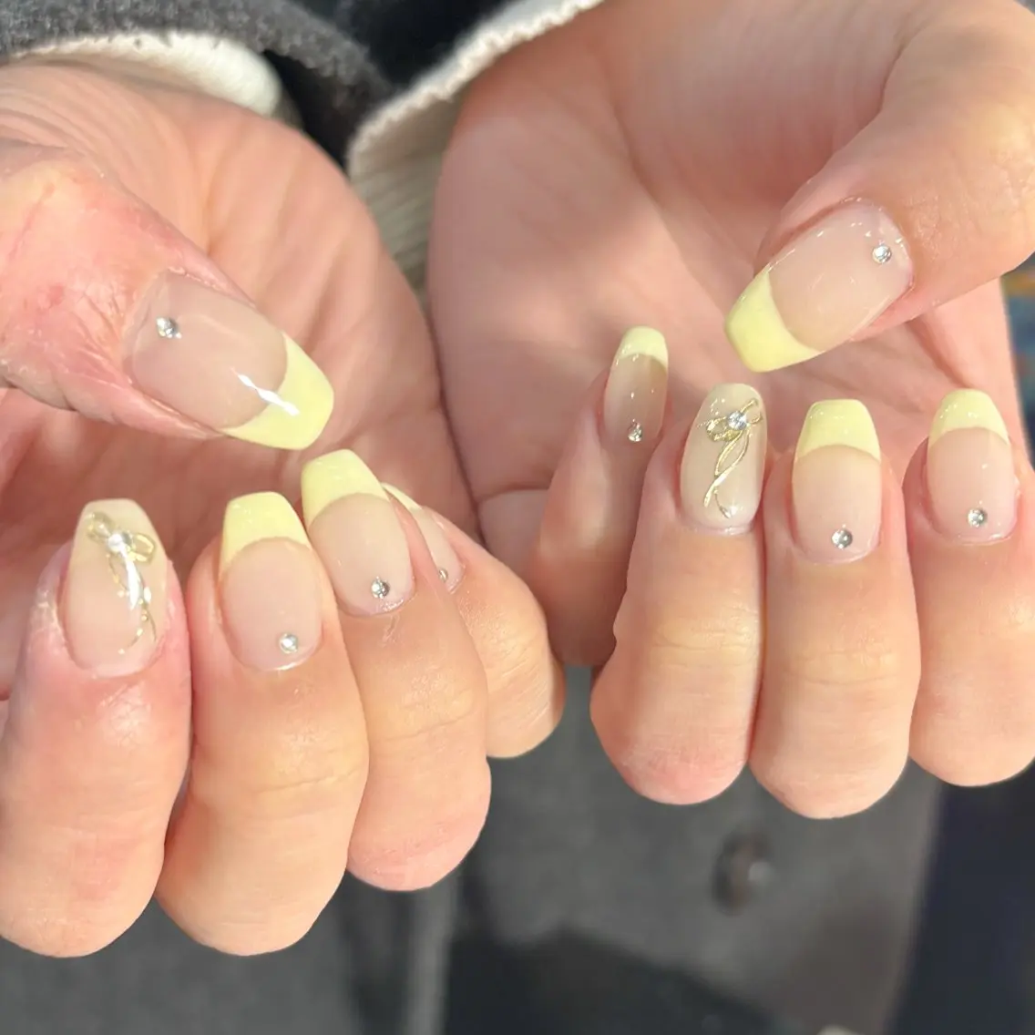 ネイル フレンチネイル ハンドネイル LAVISH manaのネイルデザイン