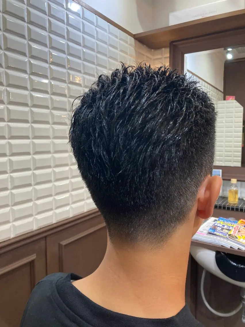 メンズ 刈り上げ カット トリートメント ルピナス中田店長 山口大地のヘアスタイル