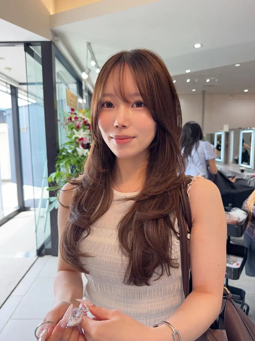 ロング ヘアカラー トリートメント koudai dopelitのヘアスタイル