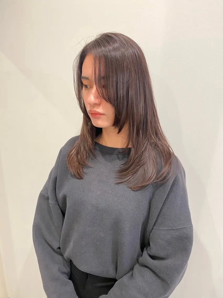 ⭐️迷ったらこちら⭐️デザインカット＋プレミアムカラー＋4ステップトリートメントの写真