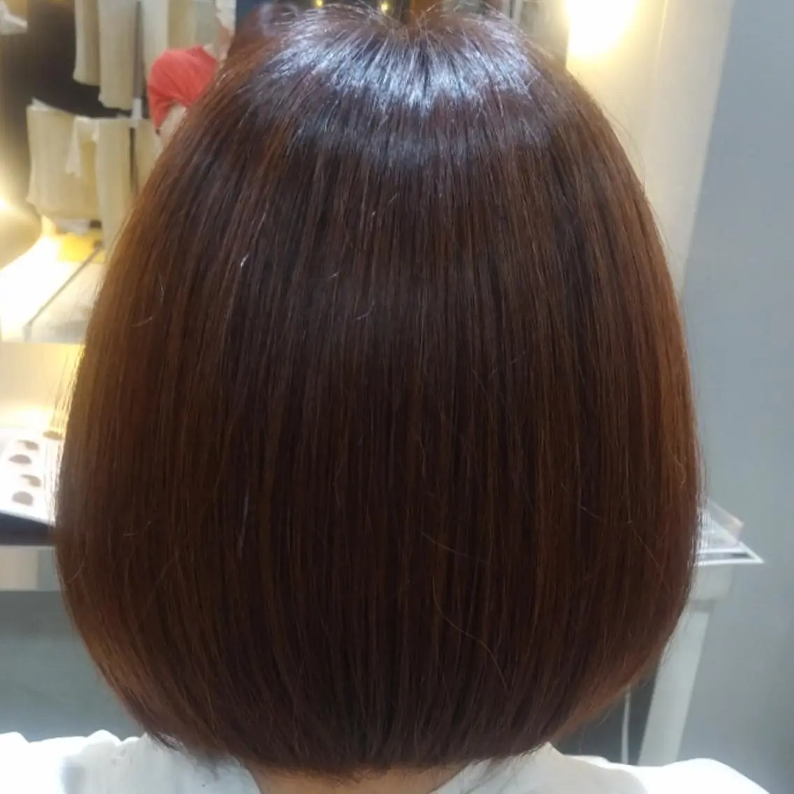 ミディアム 岡田 駿也のヘアスタイル