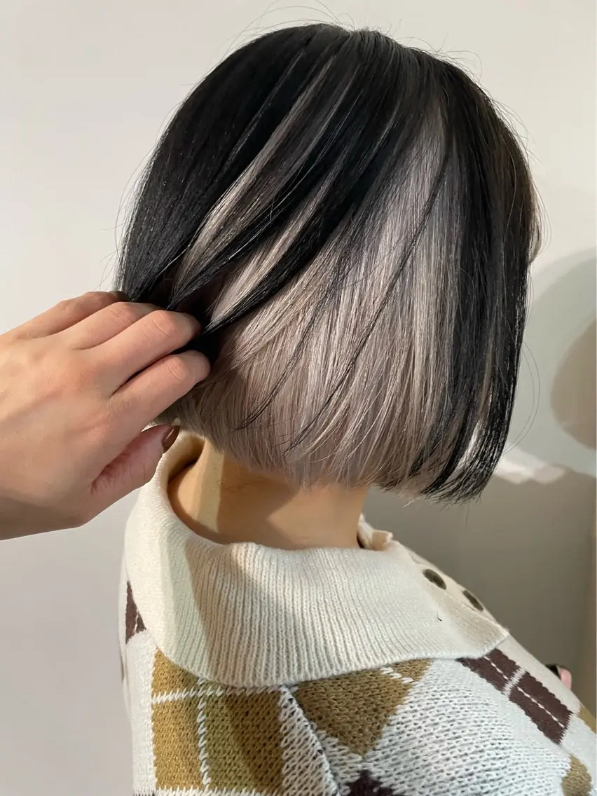 ショート エクステ ハイライト 髪質改善 レイヤーカット ショートヘア ヘアカラー トリートメント 🌜 Lulu 🌛 公式/大通のヘアスタイル