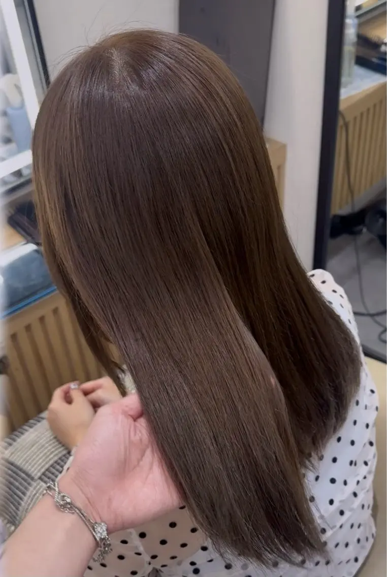カラー ベージュカラー カット ヘアカラー 浦和縮毛矯正/ 艶カラー/minaのヘアスタイル