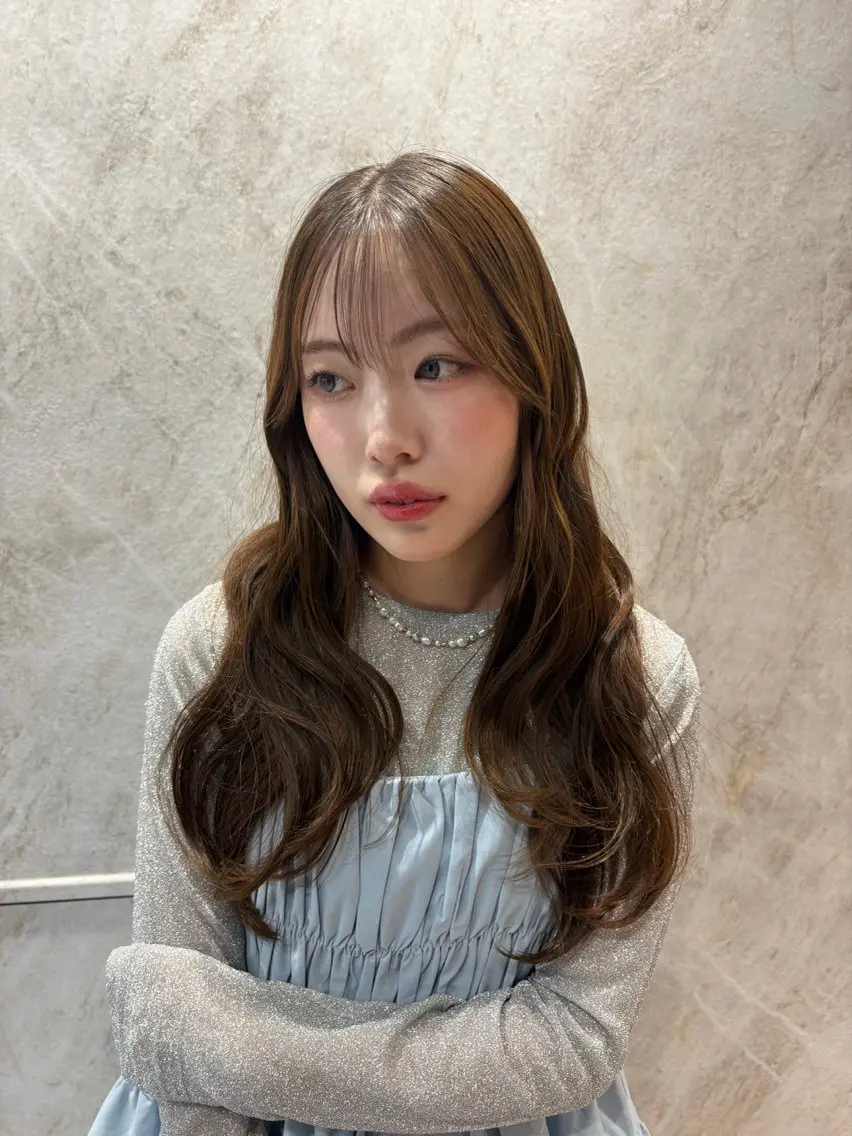 セミロング カラー ベージュカラー ブラウンカラー 透明感カラー マロンブラウン オリーブベージュ カット ヘアカラー トリートメント 顔周りレイヤーカット /髪質改善/ゆう🤍のヘアスタイル