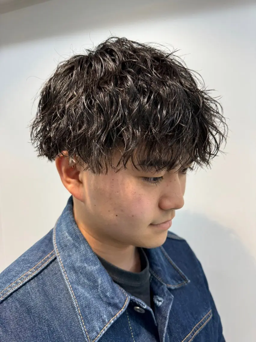パーマ メンズ メンズパーマ カット パーマ 大宮メンズ特化/パー マ職人/小川藍人のヘアスタイル