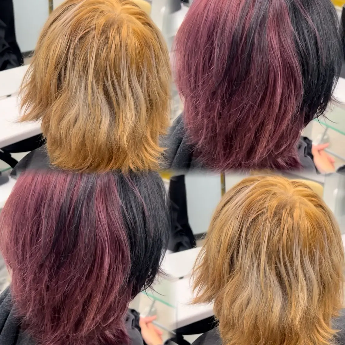 ミディアム カラー メンズ ヘアカラー 💎Dia/響華🎨 メンズカット/カラーのヘアスタイル