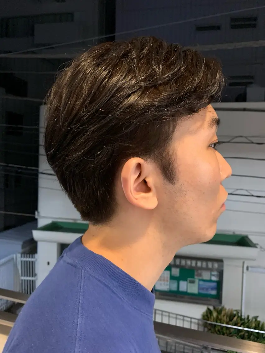 メンズ 田中 芳樹のヘアスタイル