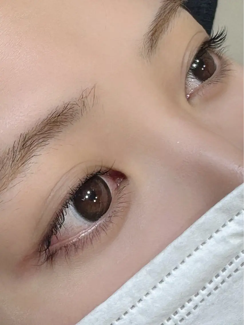マツエク・マツパ 束感まつ毛 一重×まつ毛パーマ CHIHIRO 渋谷Litのマツエク・マツパデザイン