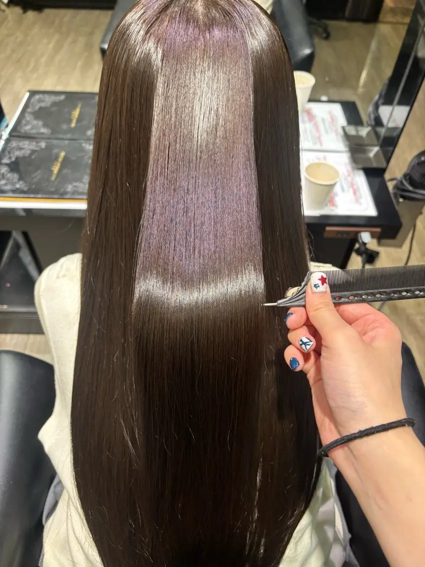 ロング トリートメント hoshina kasumiのヘアスタイル