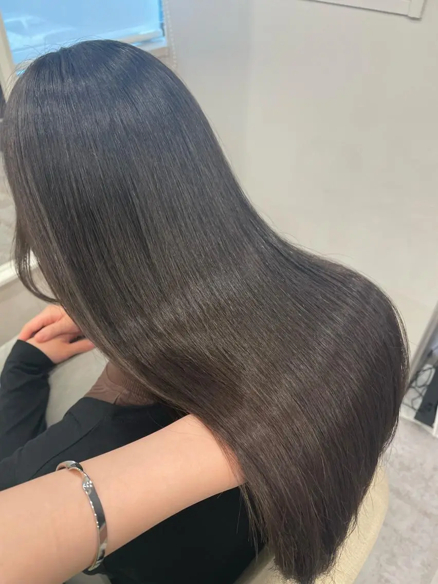 🫧【平日限定】韓国ヘアカット+ダメージ補修✨ウエラ3STEPトリートメント🫧の写真
