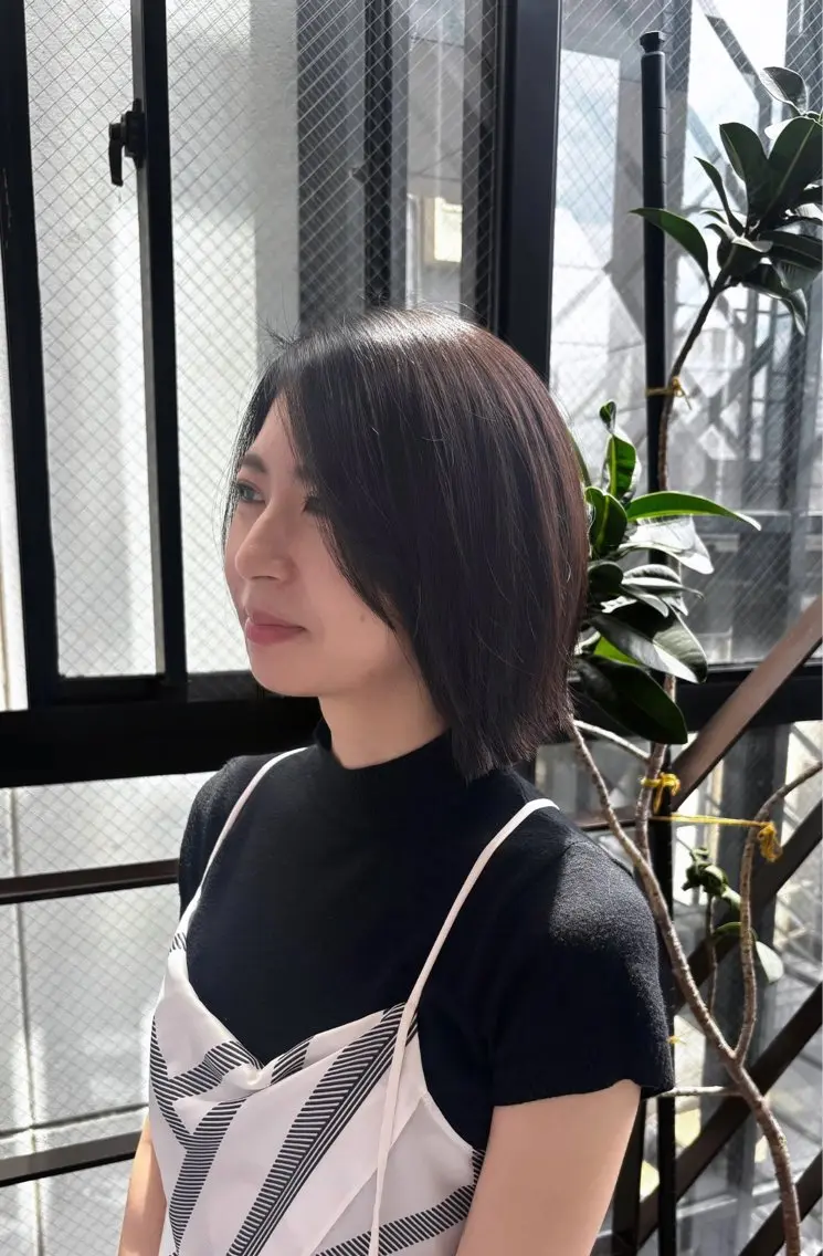 ショート カット トリートメント 白土 さくらのヘアスタイル
