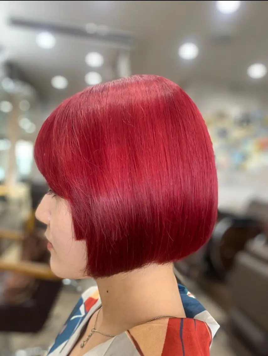 ショート カラー バレイヤージュ ブリーチ ケアブリーチ ダブルカラー ハイライトカラー ヘアカラー トリートメント memento 斎藤大覚のヘアスタイル