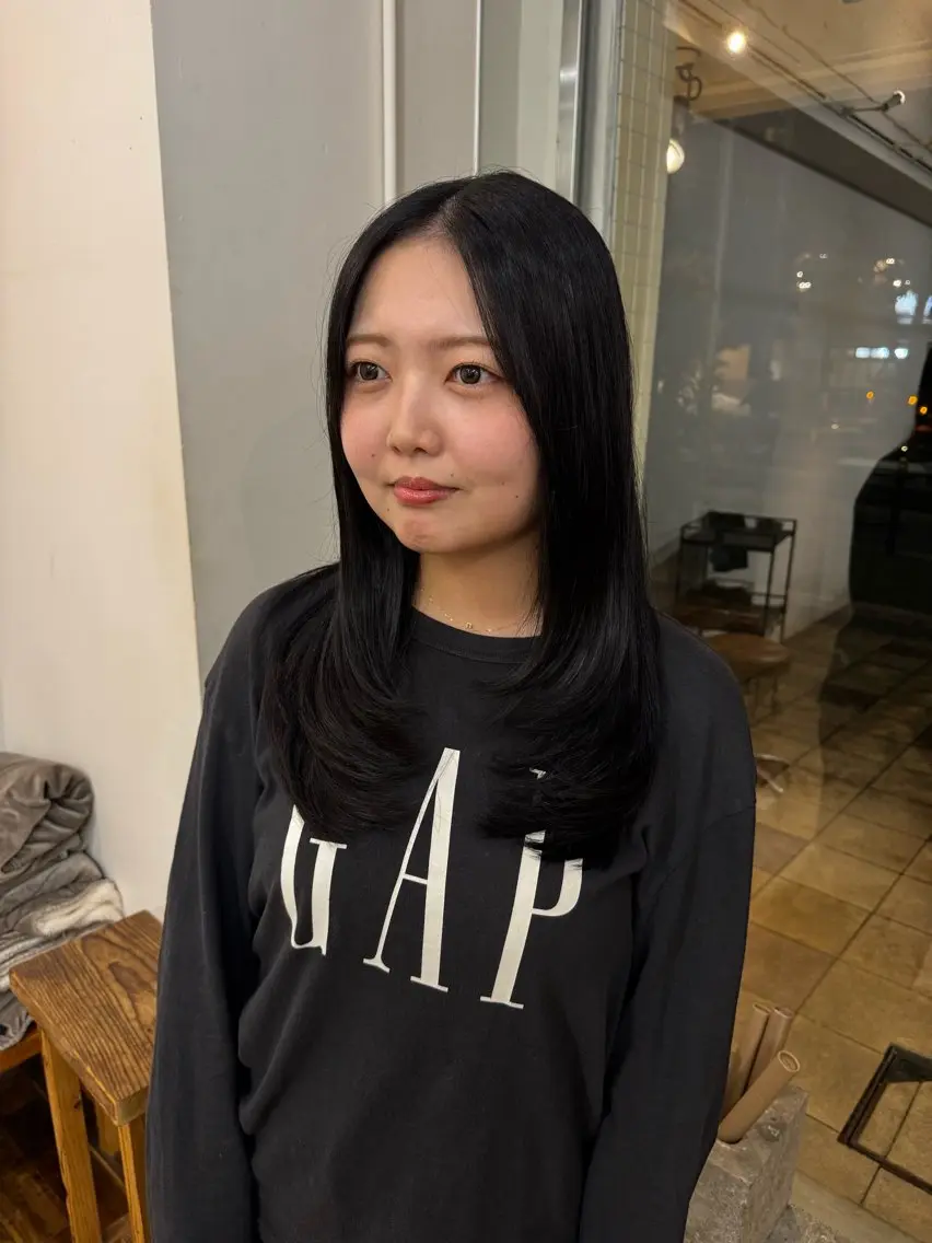 カラー たけかわ みちのヘアスタイル