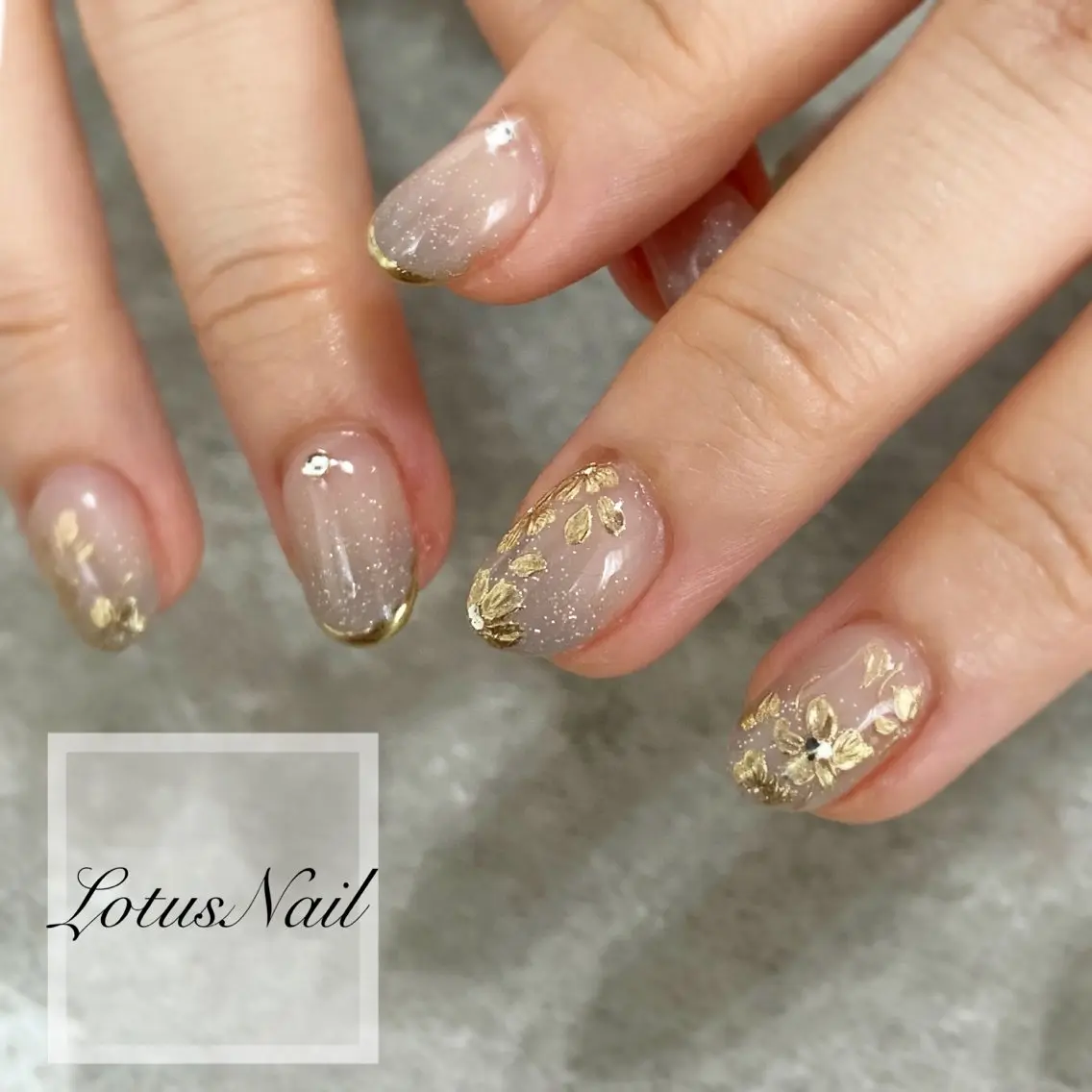 ネイル ハンドネイル Lotus Nailのネイルデザイン