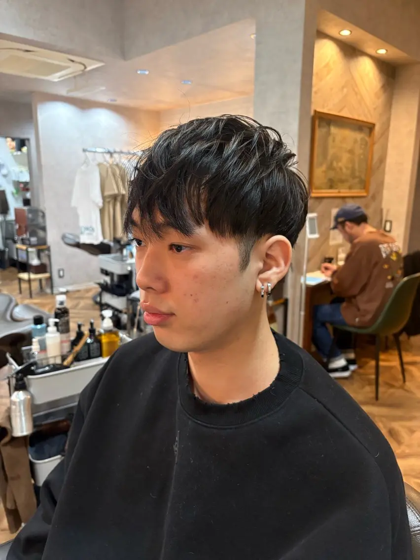メンズ ビジネス マッシュ 那須 正昭のヘアスタイル
