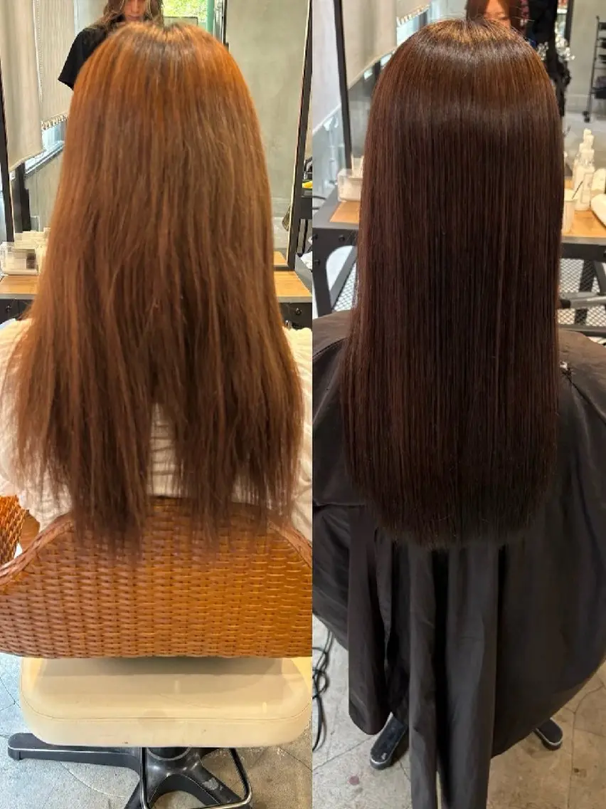 ブリーチ矯正髪質改善 ✨オオエタクミのヘアスタイル