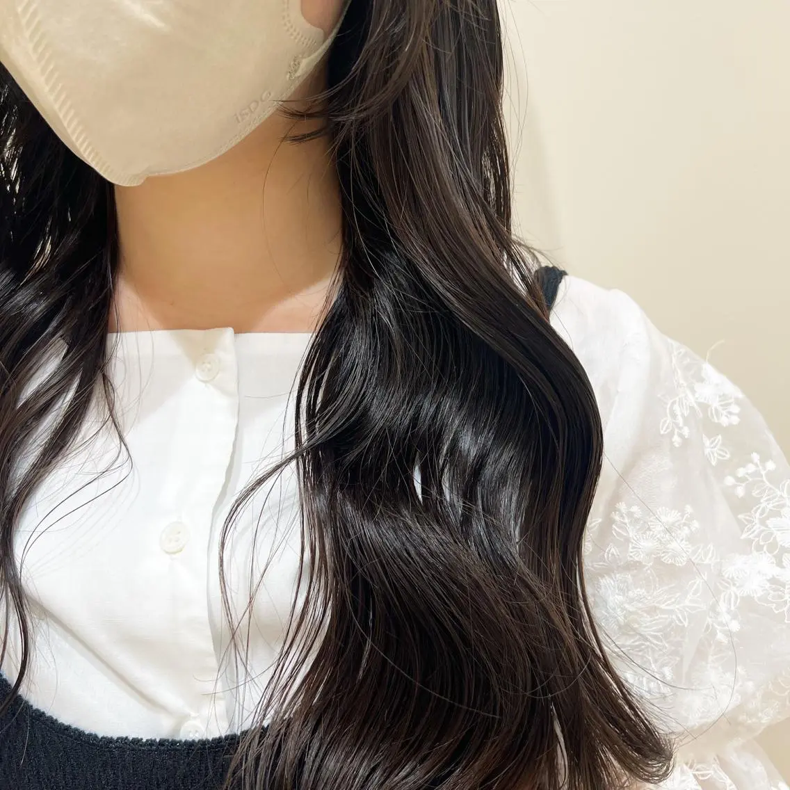 ロング カラー エギョモリ 外国人対応 佐久間のヘアスタイル