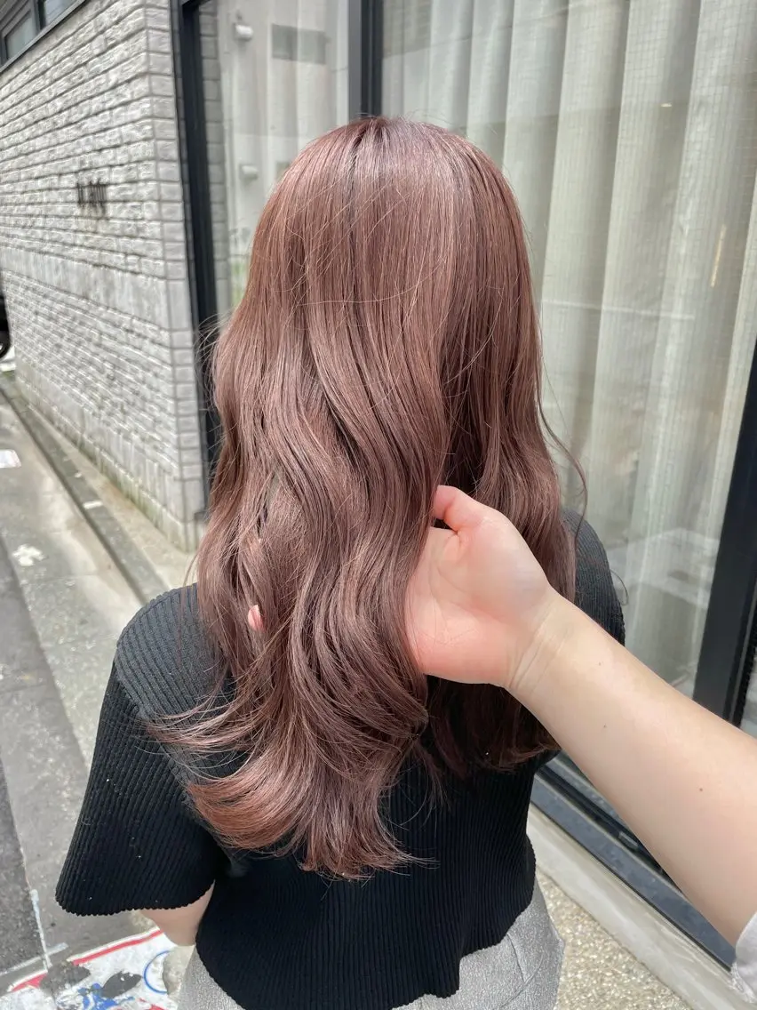 ミディアム カラー ラベンダーカラー ヘアカラー トリートメント カラー/レイヤー/ 髪質改善/PAAQのヘアスタイル