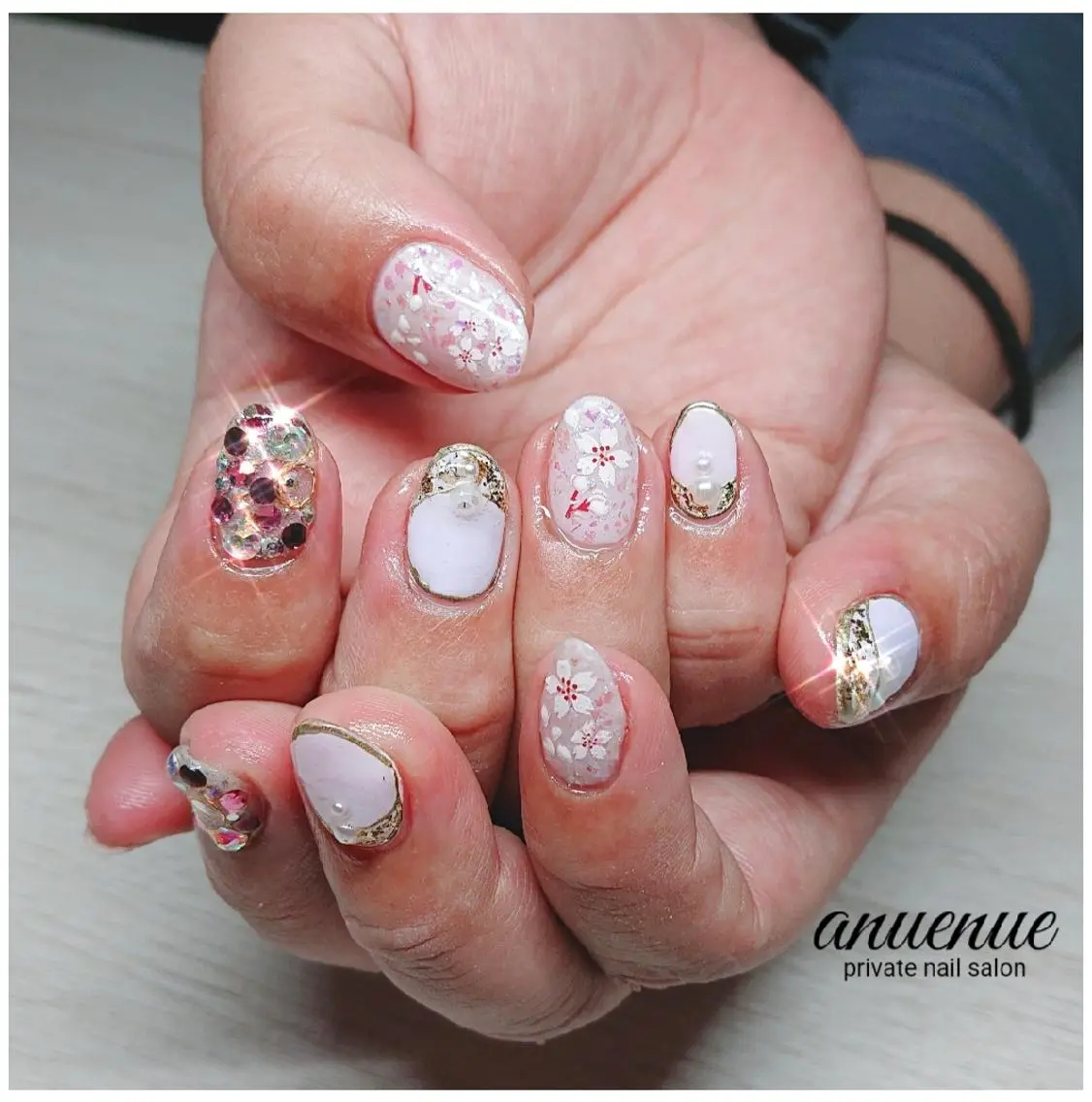 ネイル ハンドネイル ハンドケア anuenu eのネイルデザイン