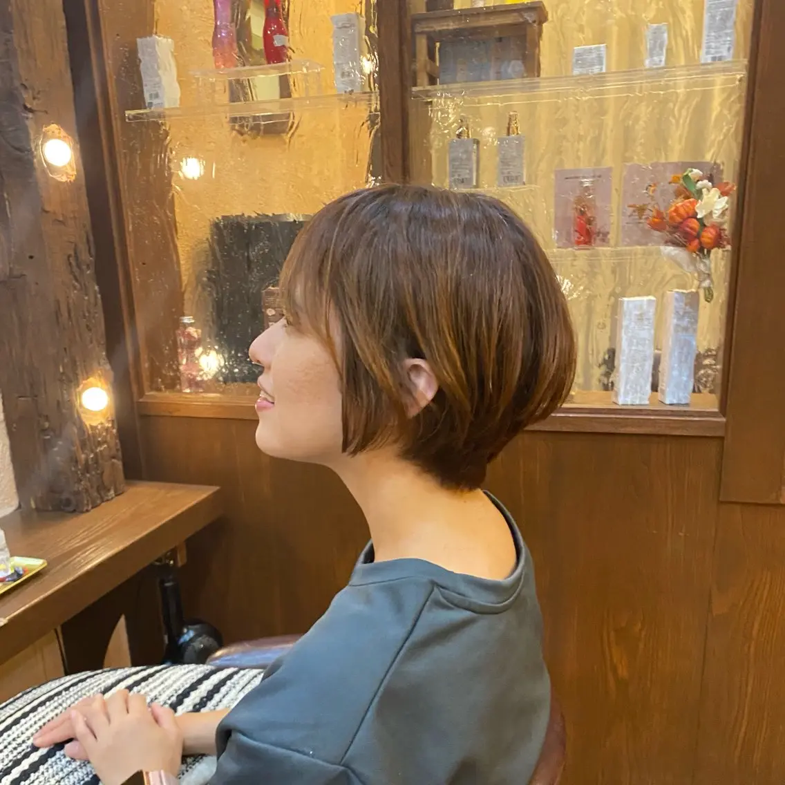 ショート ショートヘア 香取 里実のヘアスタイル
