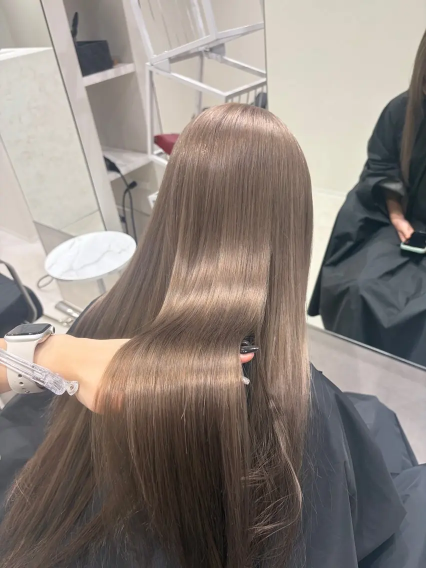 ロング カラー ヘアカラー COSMOS💫 千穂のヘアスタイル