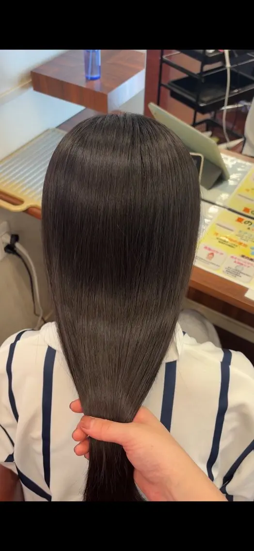 ロング カラー ブラウンカラー オレンジ 🫧おおにし みか🫧のヘアスタイル