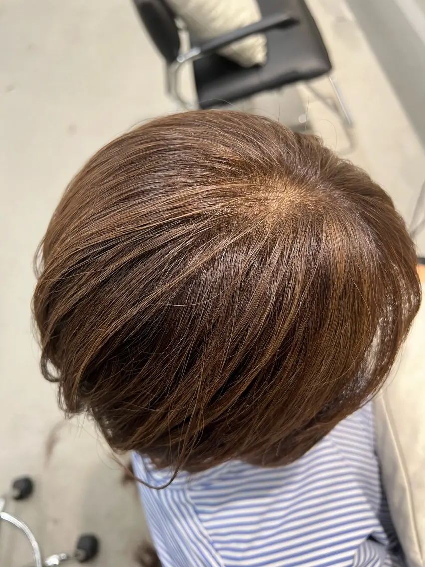 ミディアム カラー ベージュカラー ヘアカラー トリートメント 主婦の味方:パパ スタイリスト加藤大貴のヘアスタイル