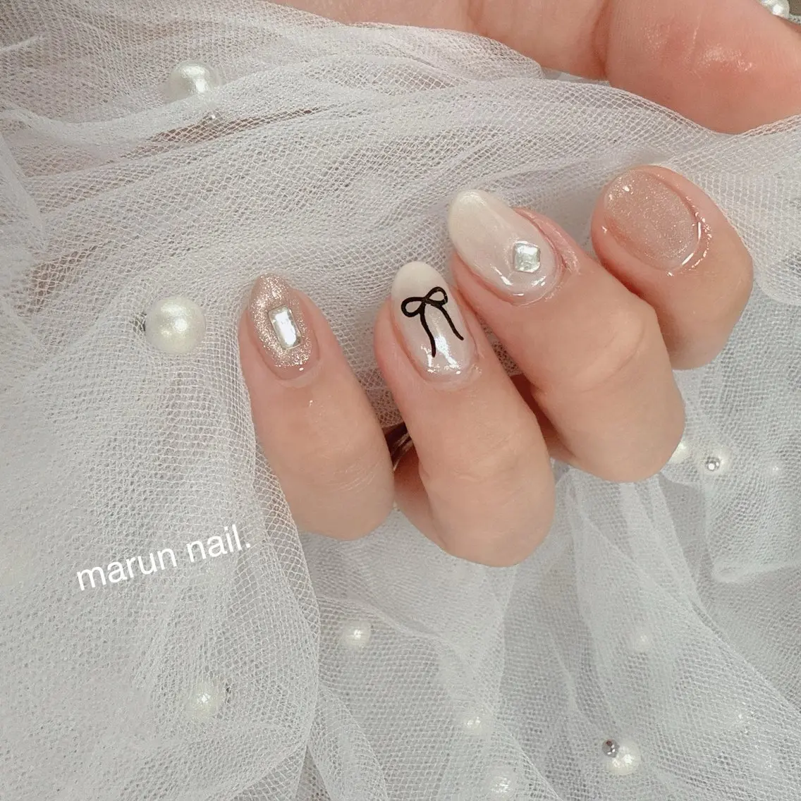 ネイル ハンドネイル marun._ megumi.のネイルデザイン