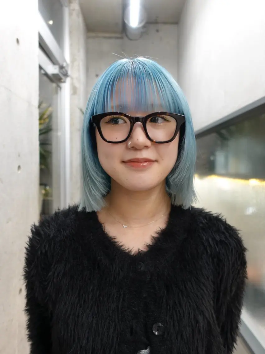 ミディアム カラー ヘアアレンジ ヘアカラー トリートメント mina 🌷のヘアスタイル