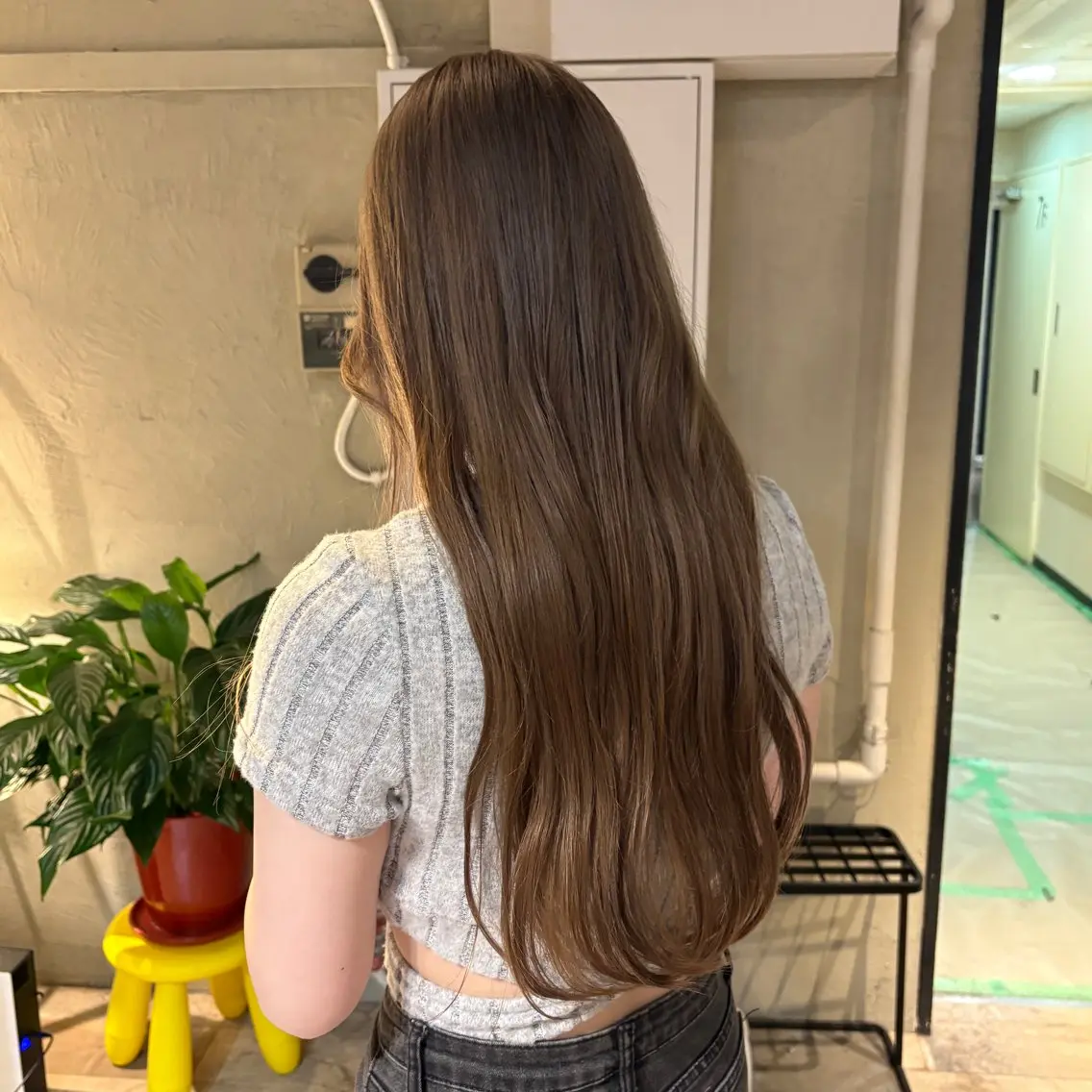 ロング カラー ヘアカラー トリートメント ヘアセット 🫧ハイトーン×艶 カラー🫧 Rionのヘアスタイル