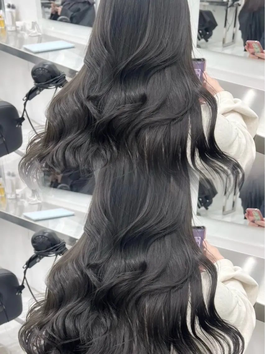 ロング ヘアカラー トリートメント Mimi♡/透明感 /ワンホンレイヤーのヘアスタイル