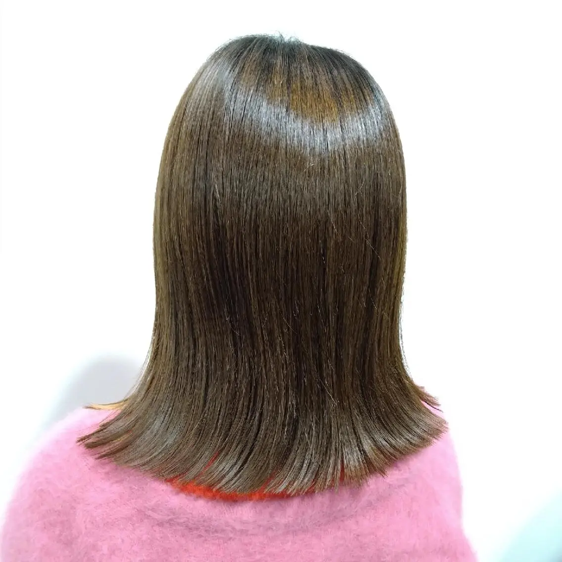 ミディアム 切りっぱなしロブ ducca/ kariyaのヘアスタイル