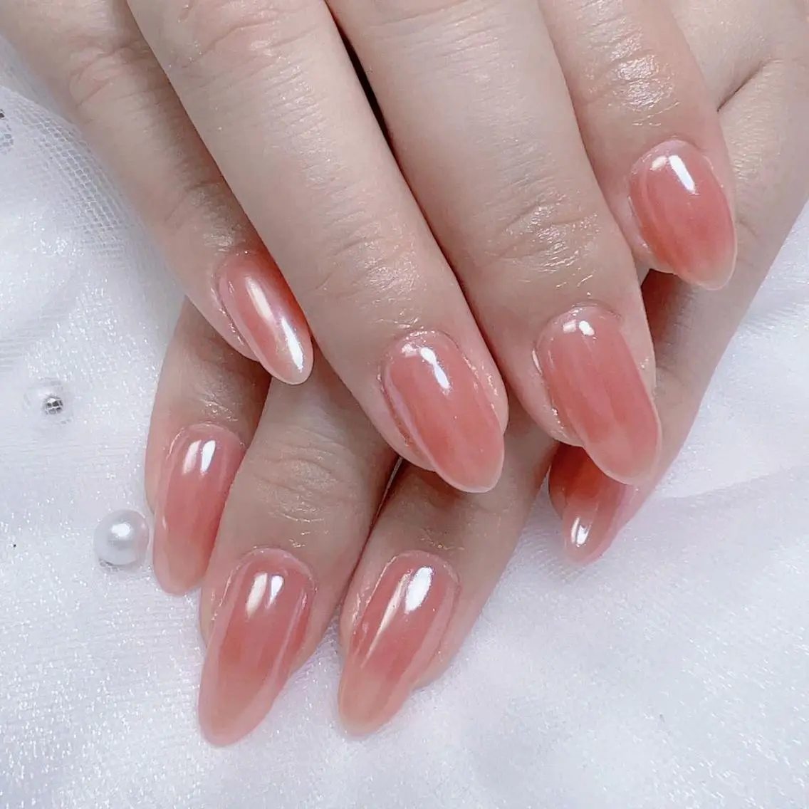 ★Hand  ミラーorオーロラorユニコン　ワンカラー【ベース込み】の写真