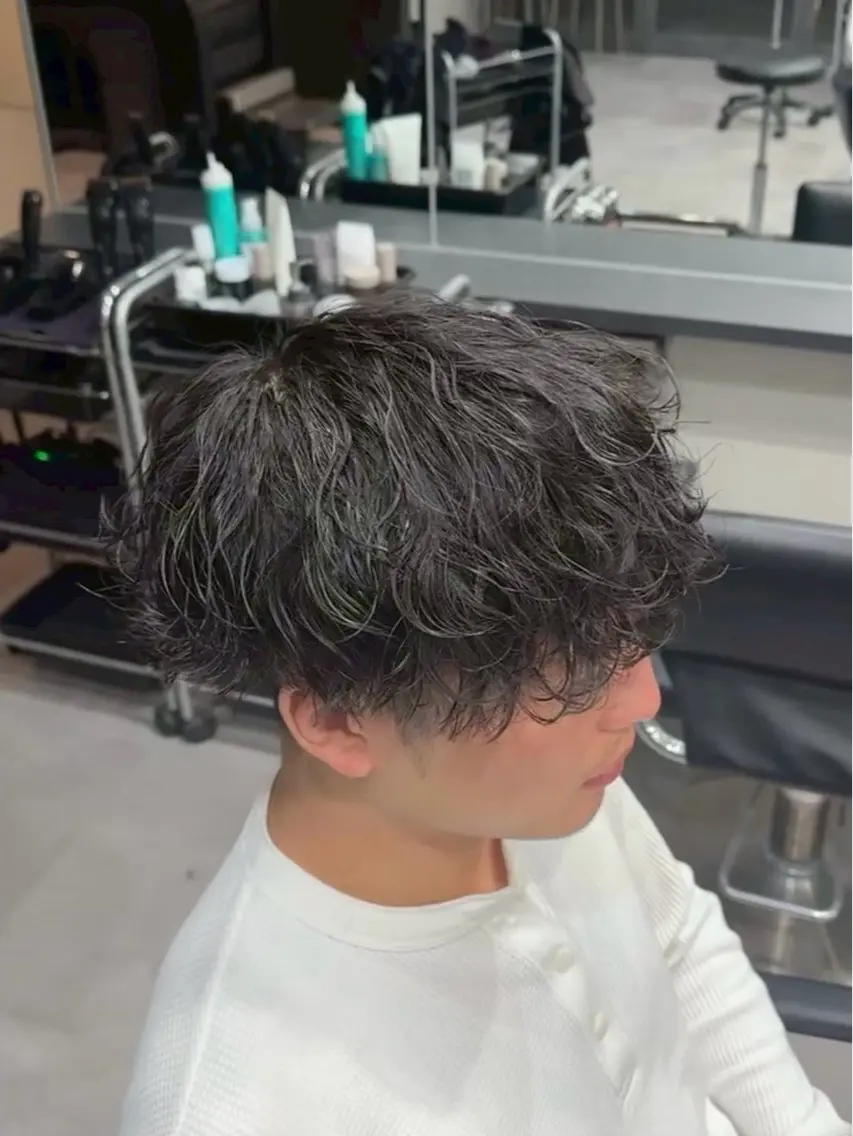パーマ メンズ カット パーマ 🌊カット•縮毛矯正 🌊/YUUKIのヘアスタイル
