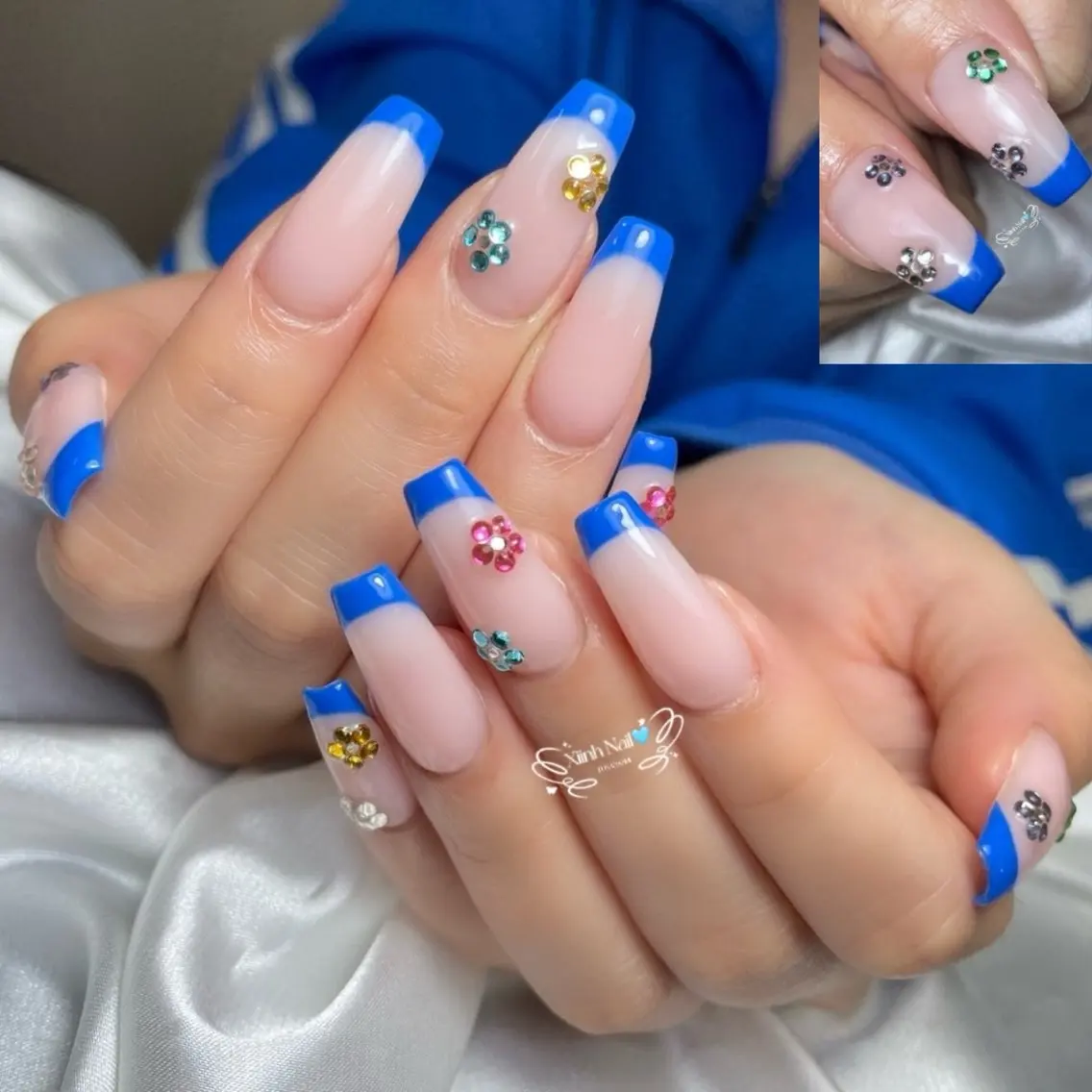 ネイル チークネイル 桜ネイル 長さ出し フットネイル ジェルネイル ハンドネイル XIINH NAIL SALONのネイルデザイン