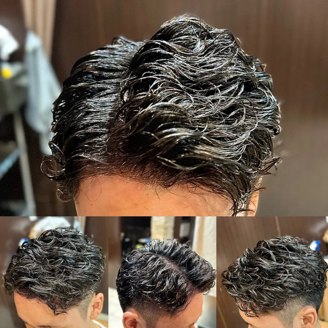 ショート パーマ メンズ カット パーマ 💈田上 立輝のヘアスタイル