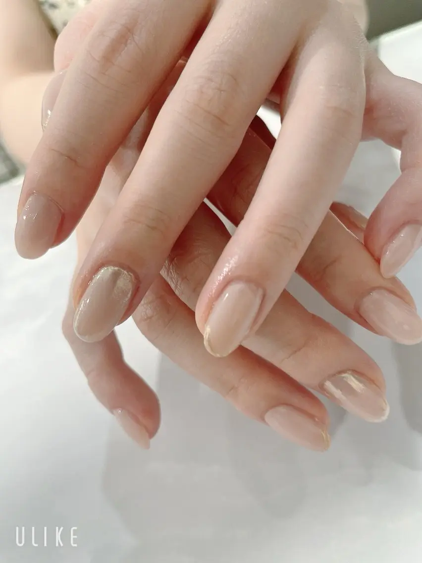 ネイル ニュアンスネイル シンプルネイル ハンドネイル 梶原 久美のネイルデザイン
