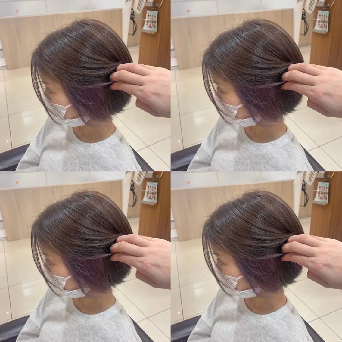 ショート ヘアカラー トリートメント 【カラー指名No 1✨】HIBIKIのヘアスタイル