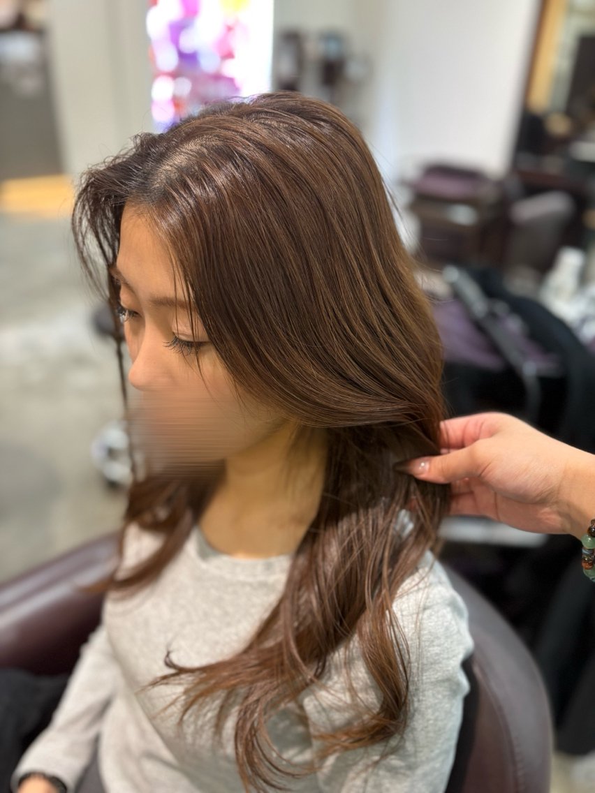 ロング ヘアカラー トリートメント sweep 綾奈🐰🔑のヘアスタイル
